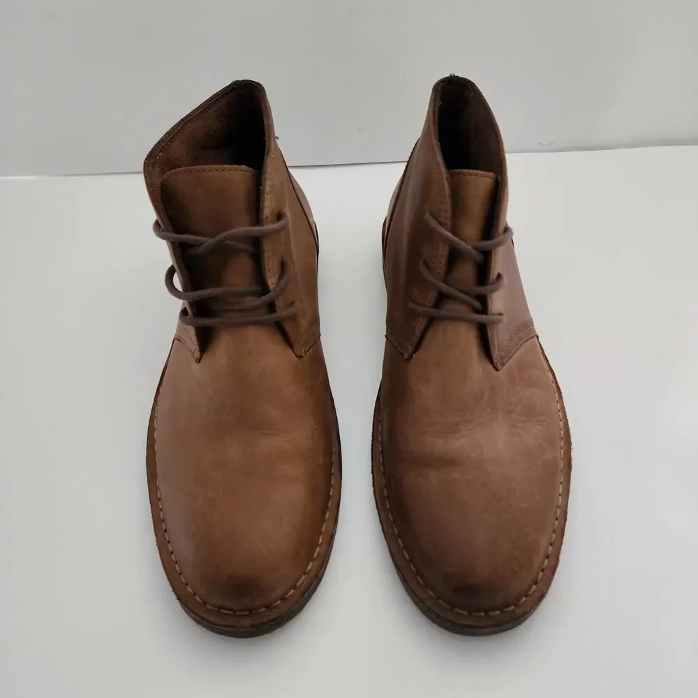 Dockers Brown Tussock Chukka Leather Boots mens size 11 M‎
